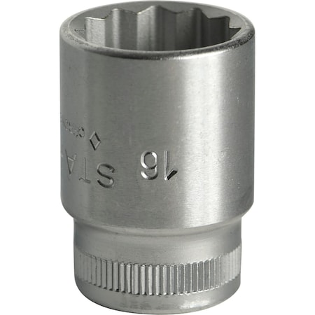 Stahlwille Tools 10 mm (3/8") Socket Size 16 mm L.31 mm, 2010016 02010016